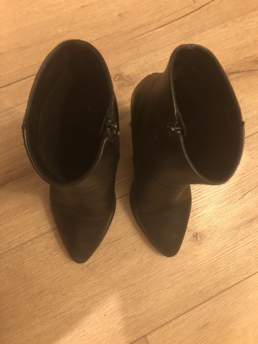 Botine Otter piele naturala ca Zara Musette Stradivarius Ecco