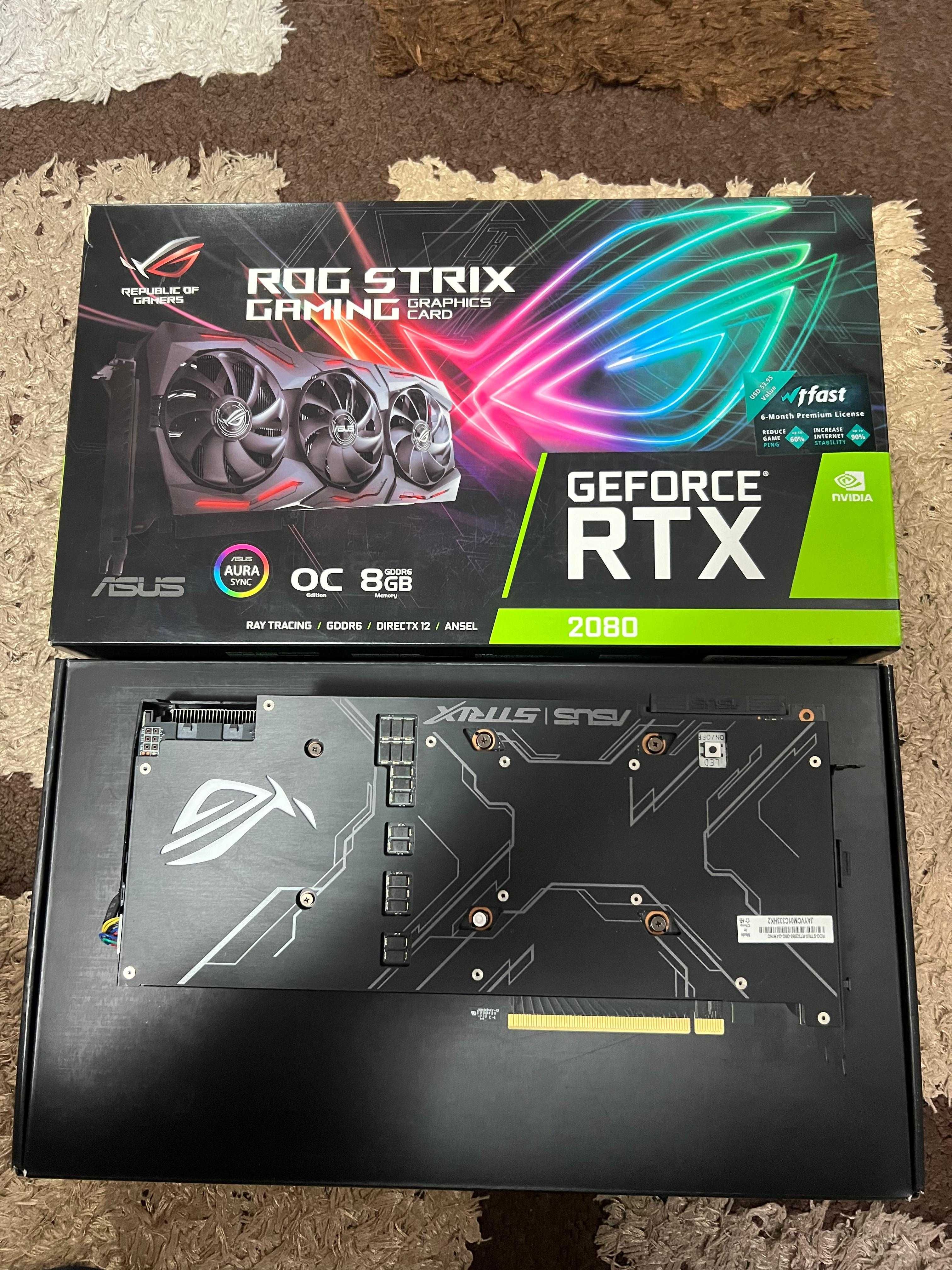 Placa video ASUS ROG STRIX GeForce RTX 2080 OC, 8GB GDDR6, 256-bit