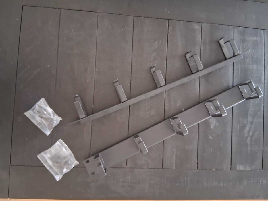 Cable management metal negru dulap rack 19" servere sau comunicatie