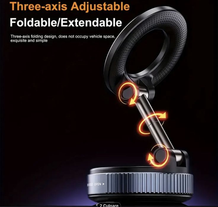 Suport auto cu ventuza puternic