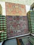 Covor stil persan roșu & crem – covor tradițional elegant, 2.5m x 3.5m