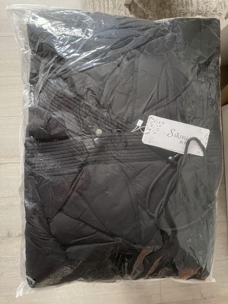 КОРЕЙСКАЯ черная зимняя куртка