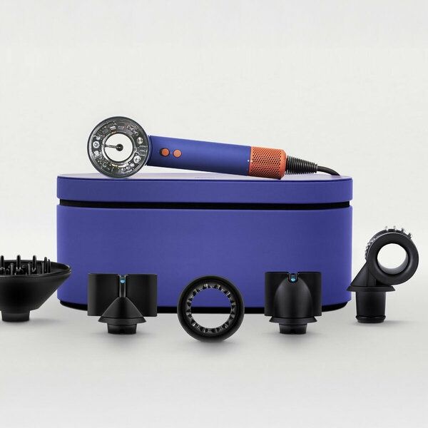 Фен Dyson Supersonic Nural HD16 gift edition, Vinca Blue/Topaz Orange,