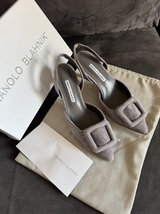 Pantofi Manolo Blahnik - marime 36,37/disponibil/premium full box