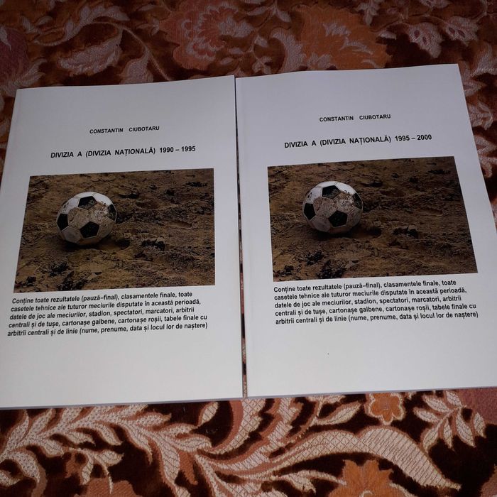 Carte de fotbal - DIVIZIA A (1990 - 2000)