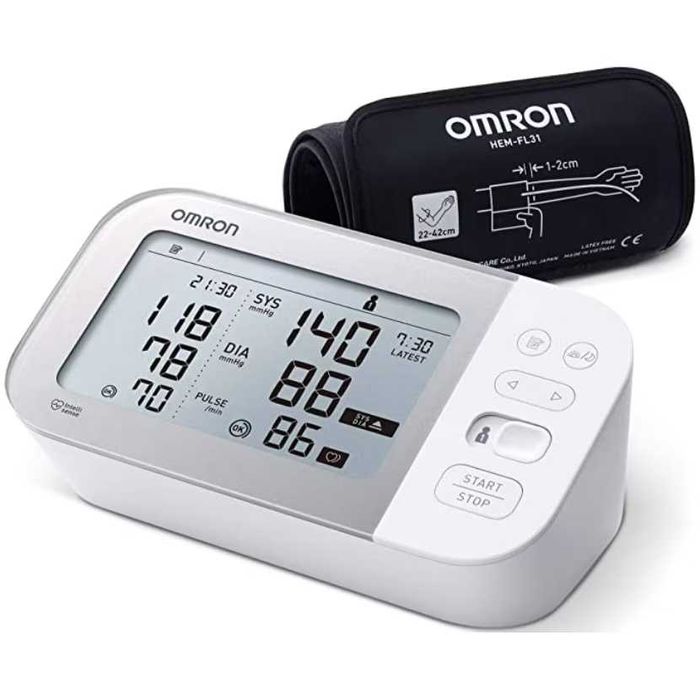 Tensiometru electronic de brat Omron X7 Smart, Bluetooth, 0-299mmHg