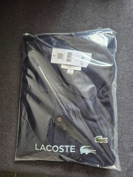 Lacoste ОРИГИНАЛНА тениска с яка и копчета L1212 Тъмносин Classic
Fit