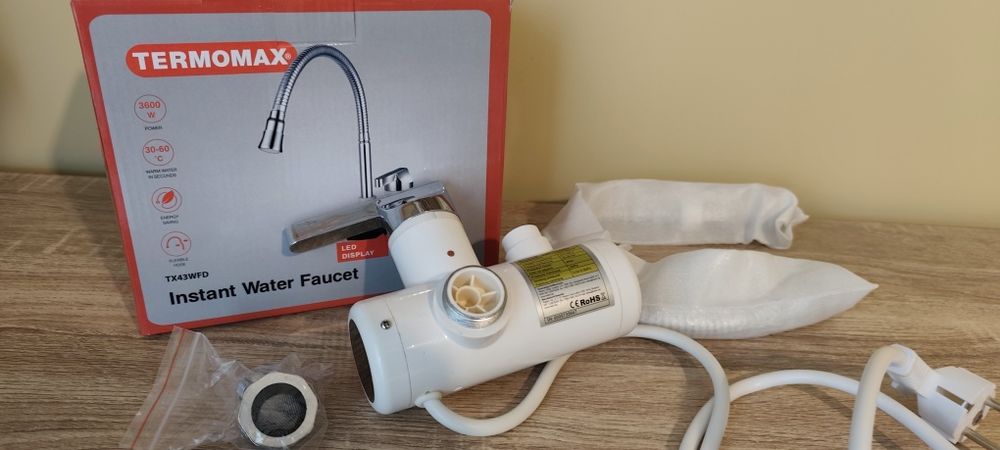 Електрически водонагревател Termomax TX42TFD - 3600 W, стенен  монтаж