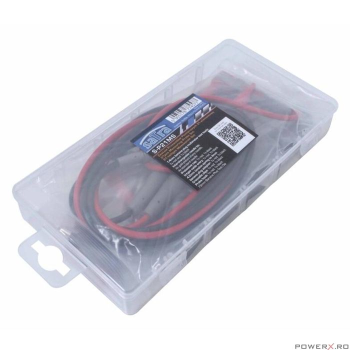 Set cabluri de testare pentru multimetru, 21 piese, Satra