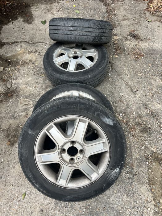 Jante Dacia 4x100 + anvelope vara 185 65 r15