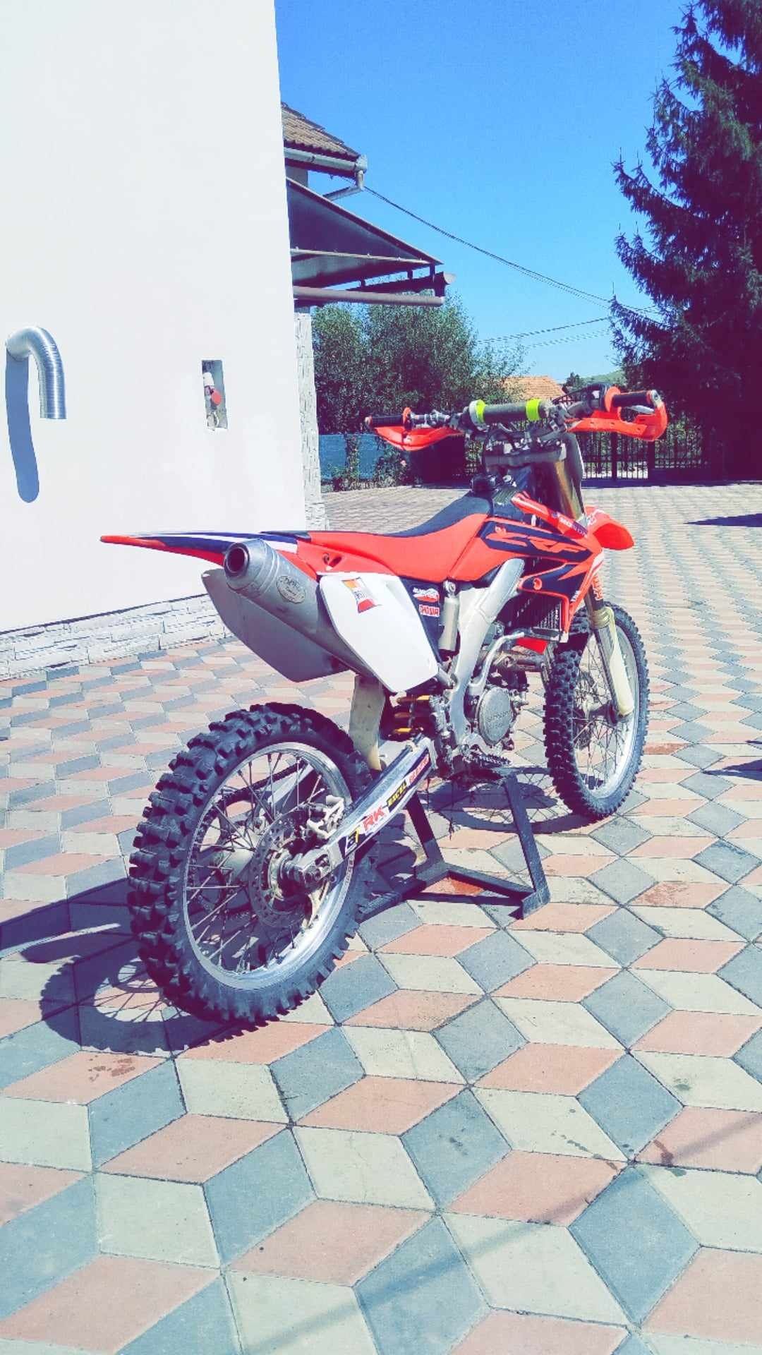 Cross Honda crf 250 defect