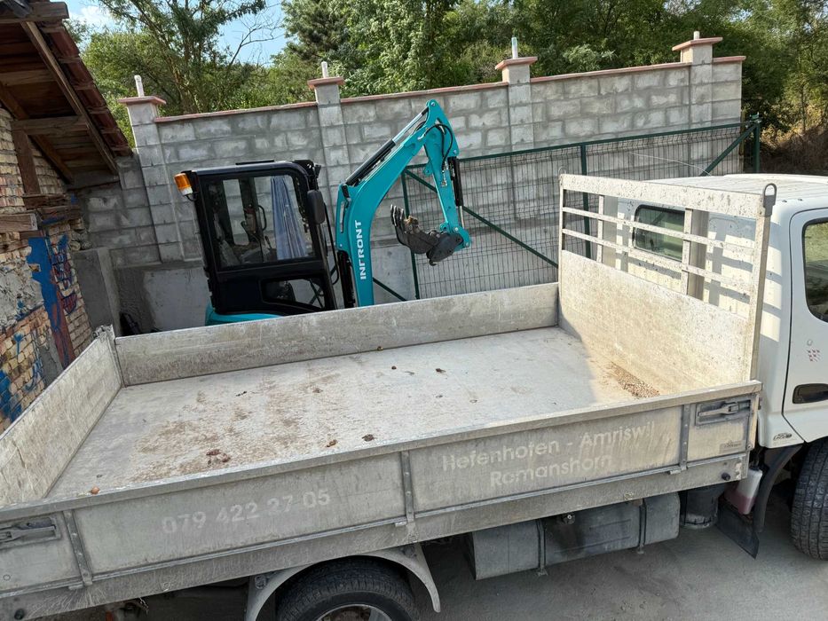 Услуги с мини Багер и Самосвал