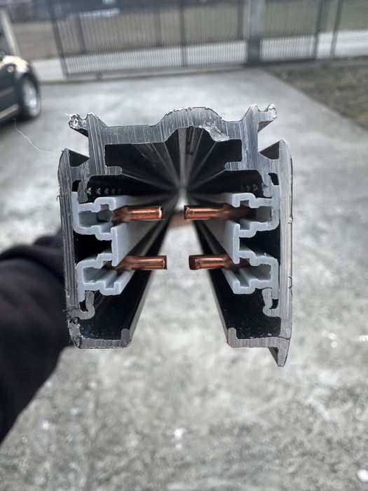 Șină aluminiu pentru proiectoare led