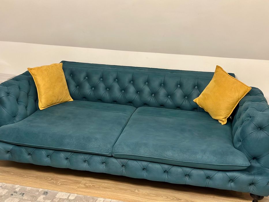 Canapea Chesterfield blue Tosca Italy