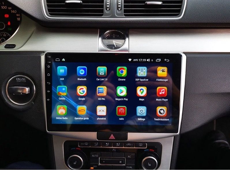 2 GB RAM +64GB Navigație 10 INCH Android 13 VW Passat B6 B7 CC CarPlay