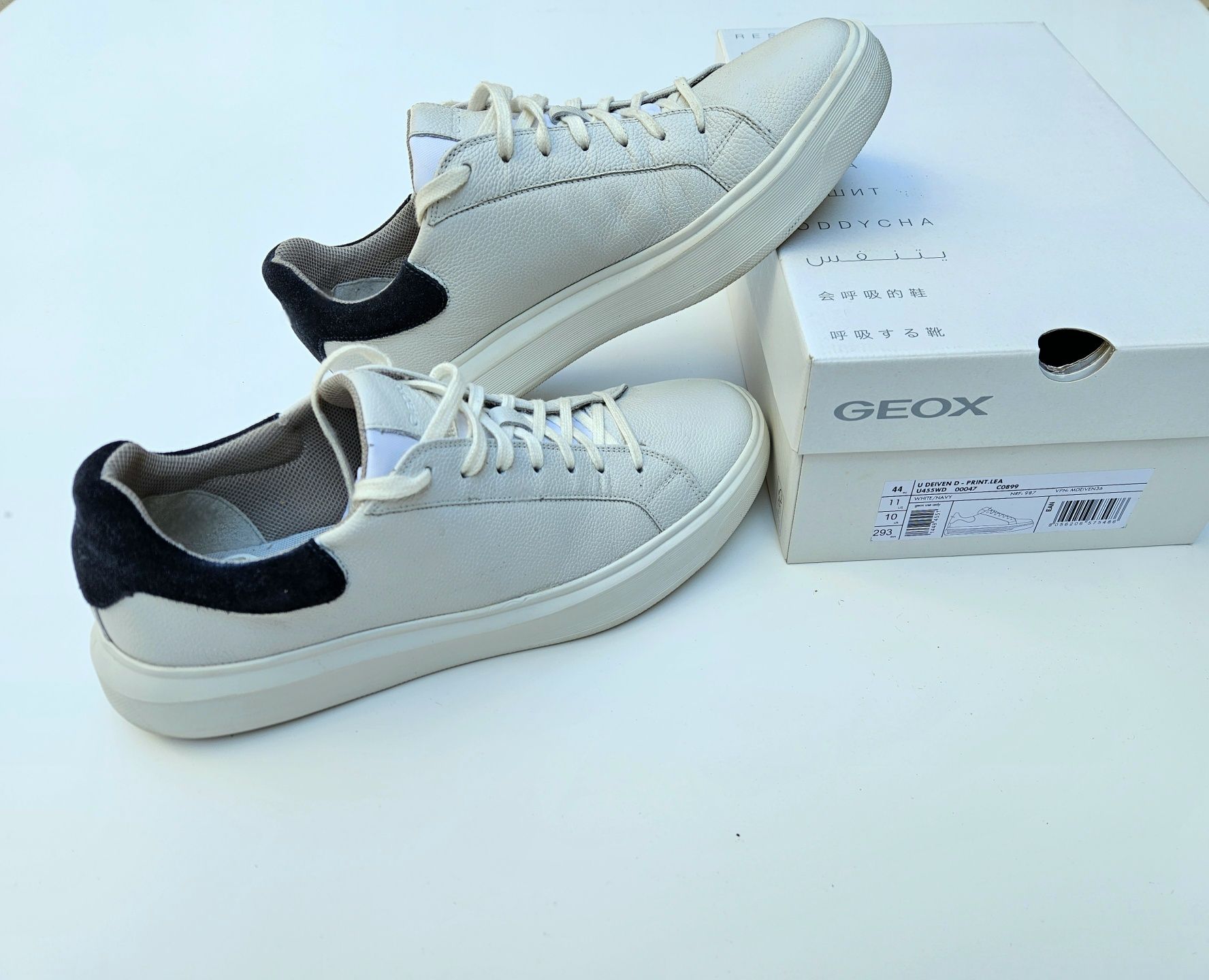 Geox deiven white navy