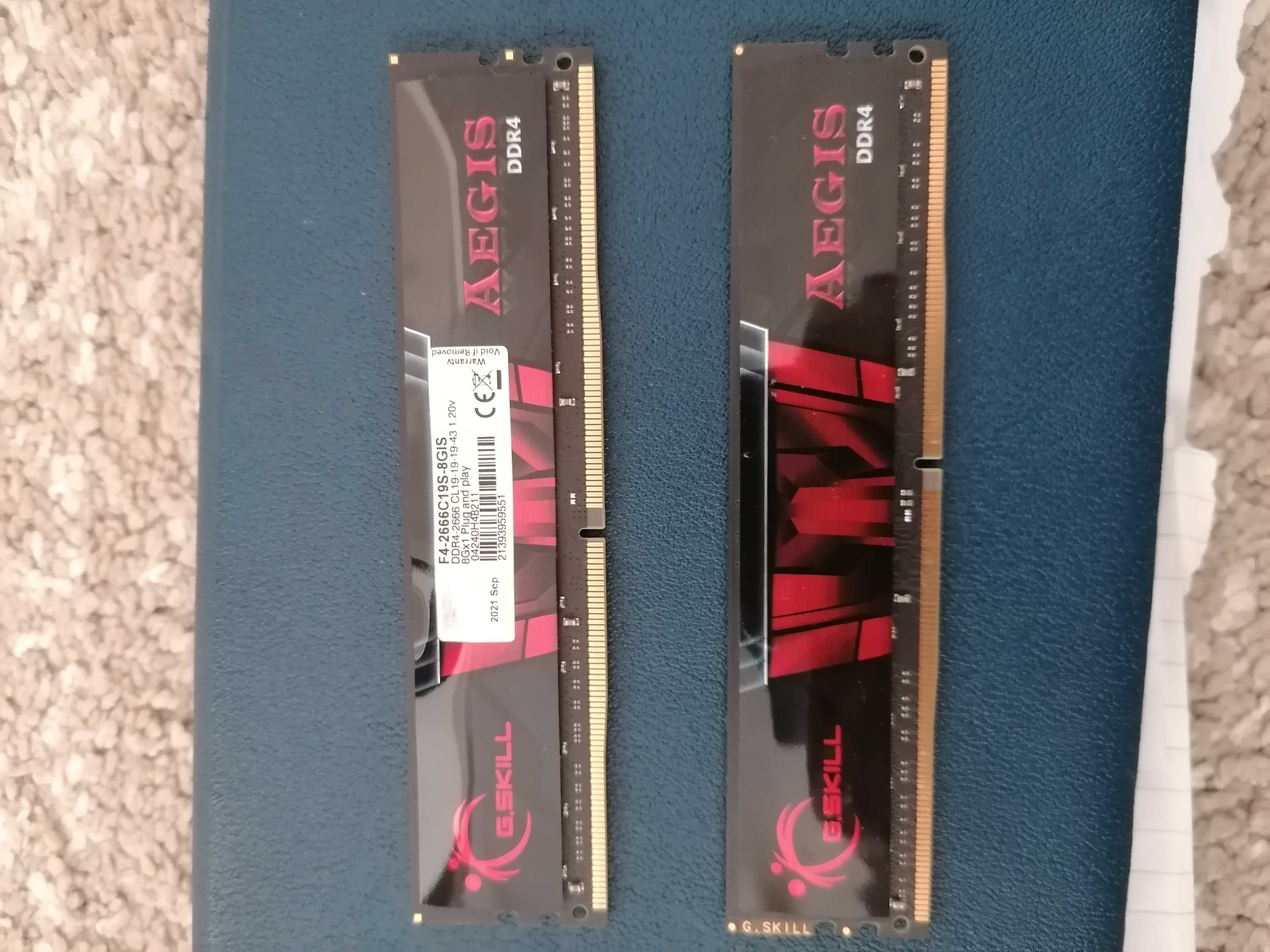 Memorie RAM G.Skill Aegis 8X2GB(16GB) DDR4 2666MHz NOU