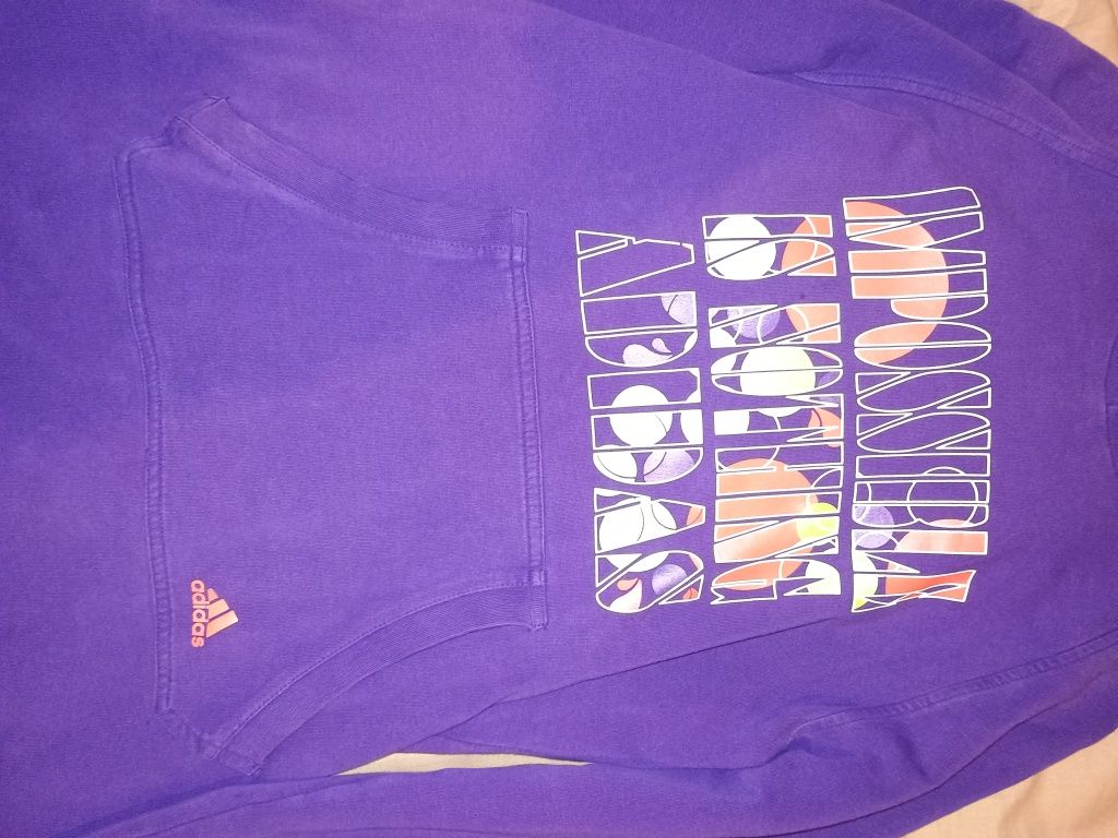 Лилаво худи Adidas