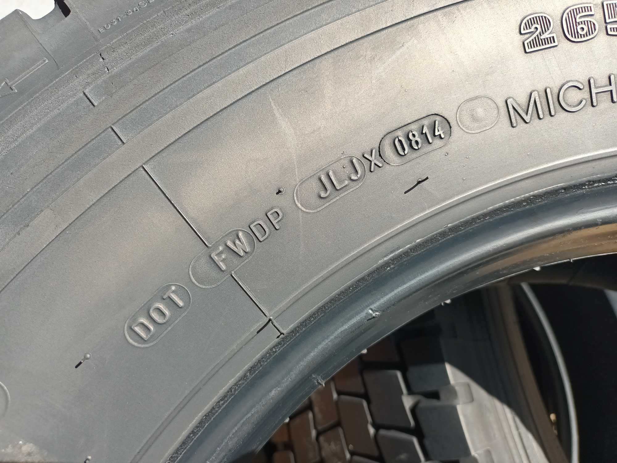 4 тежкотоварни гуми 265/70 R19.5 Michelin XDE2+ 140/138M M+S Germany