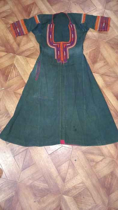 Автентична Кюстендилска  носия сая зелена