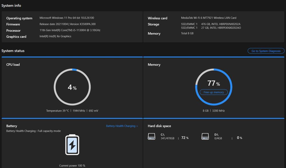 Laptop ASUS din aluminiu cu ecran OLED si sunet Harman Kardon