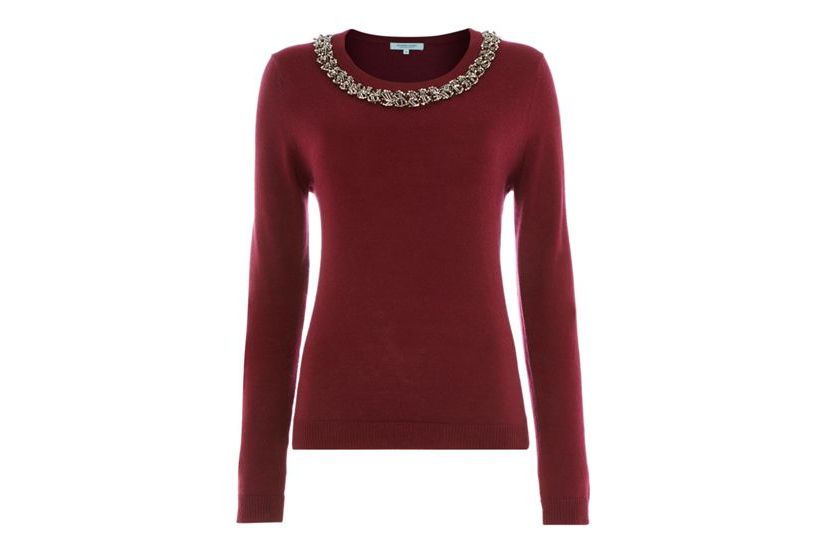 Pulover Dickins&Jones ORIGINAL cu accesoriu la gat 3D