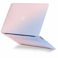 Protectie carcasa plastic pt Macbook Pro 15'' A1990 A1707 roz albastru