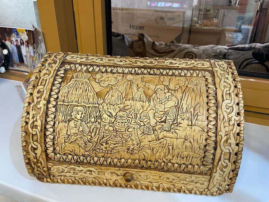 Хлебница из бересты