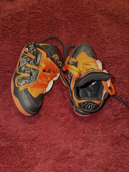 Adidasi Grixx copii 37 - state f buna- negru cu portocaliu