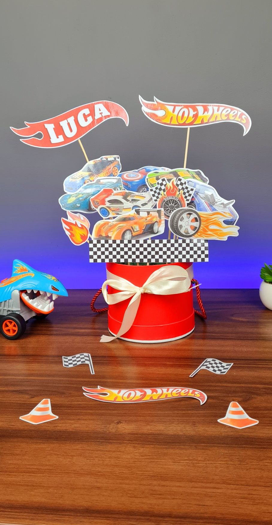 Toppere personalizate mașinuțe Hot Wheels+ TRANSPORT GRATUIT