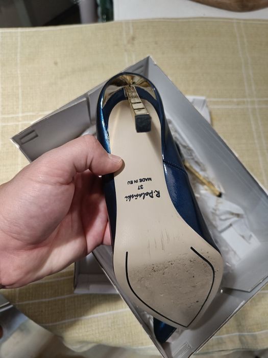 Pantofi Polanski cu toc de ocazie