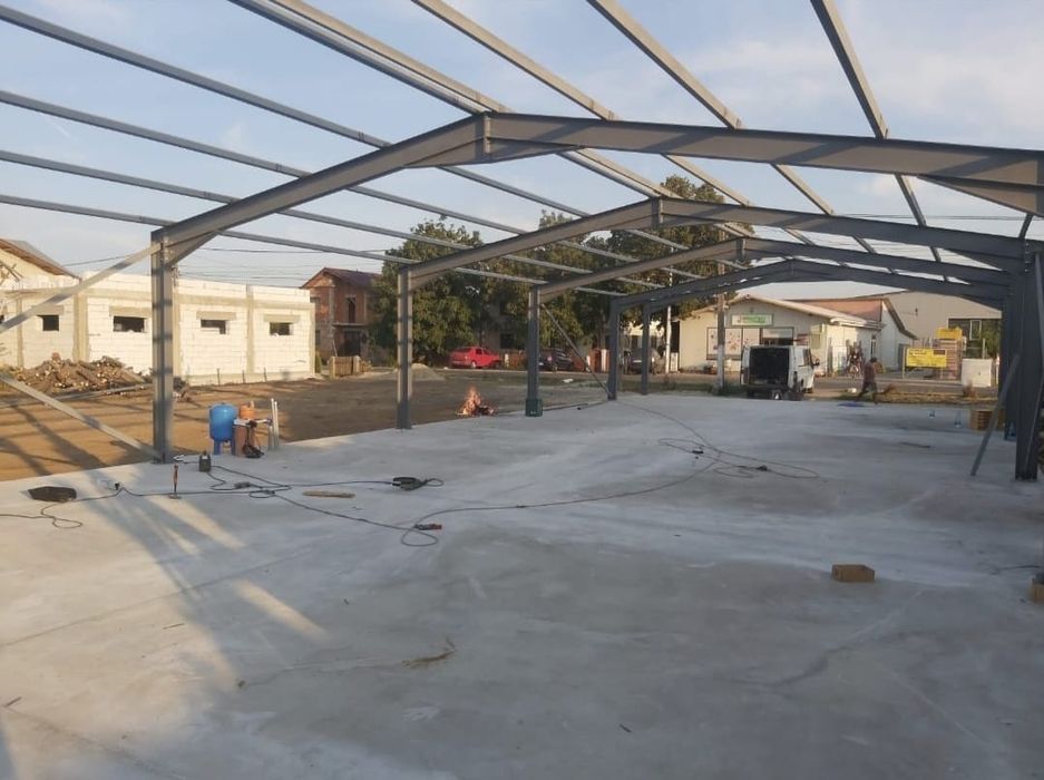Vand hale metalice structura completa diferite hale pe suruburi Montaj