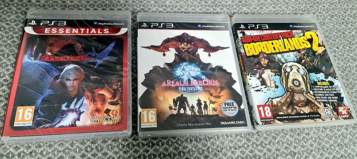 Jocuri Ps3 Borderlands 2 , Devil May Cry , Final Fantasy XIV