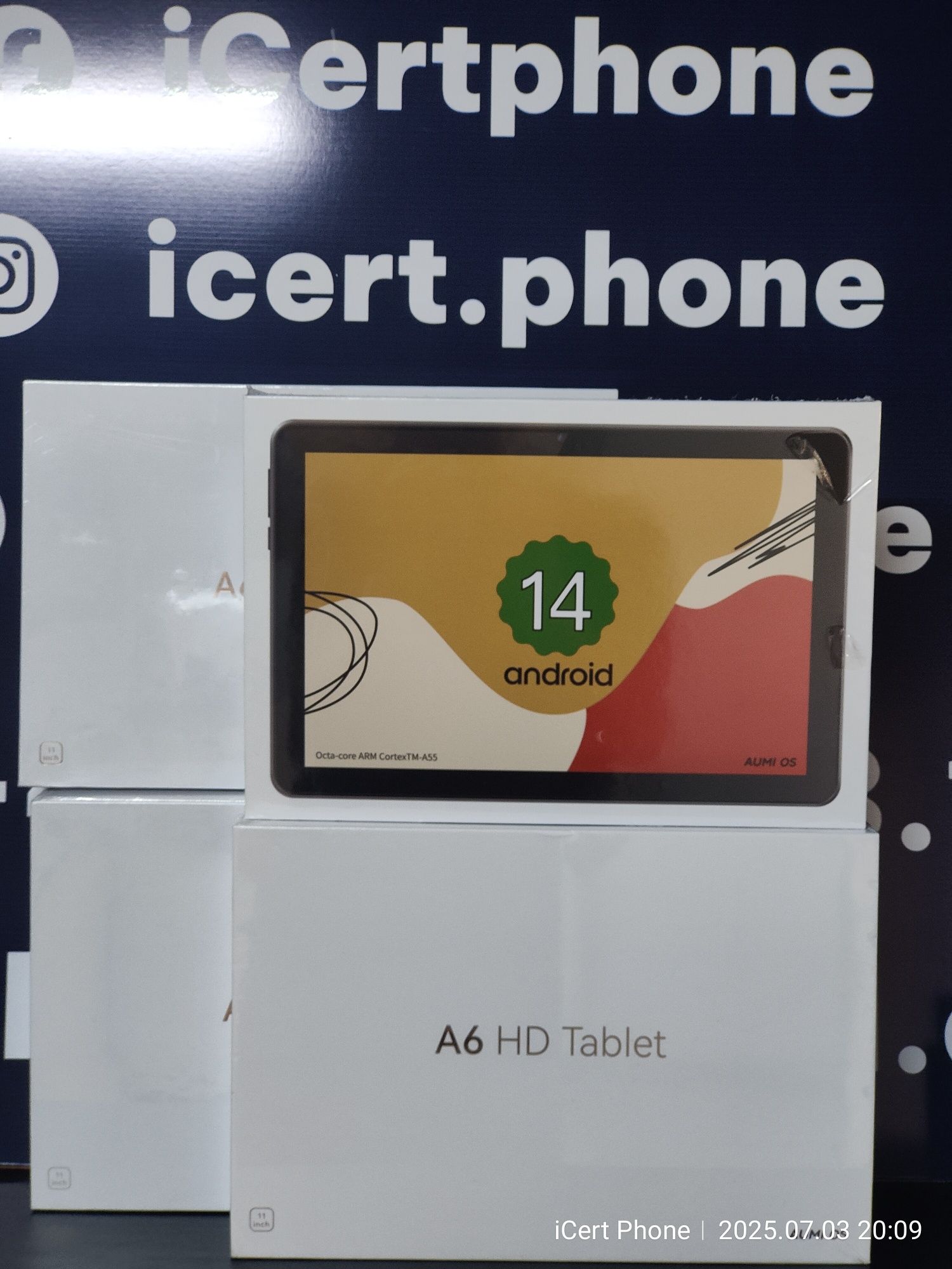 Tableta Android A6 HD Sigilata 128GB