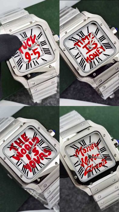Seiko Mod автоматични часовници Time is Money F*ck 9-5
