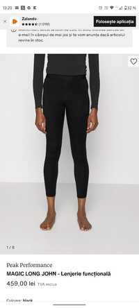 Pantaloni dama Peak negru Magic Long John