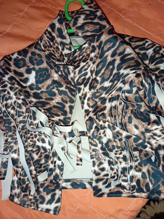 Jacheta cu imprimeu leopard 3-4 ani