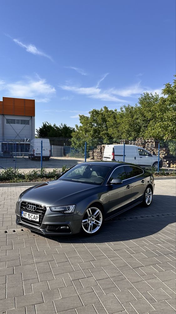 Audi A5 2015, 3x Sline, quattro, 190cp, webasto, Euro 6