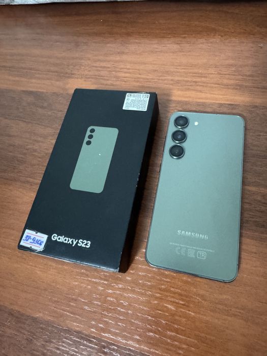 Samsung Galaxy s23. 256 в комлекте каропка зарядка бар оригинал барлығ
