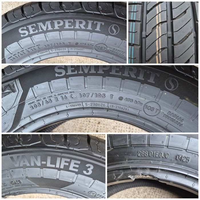 O bucată 205/65 R16C vară - una Semperit Continental