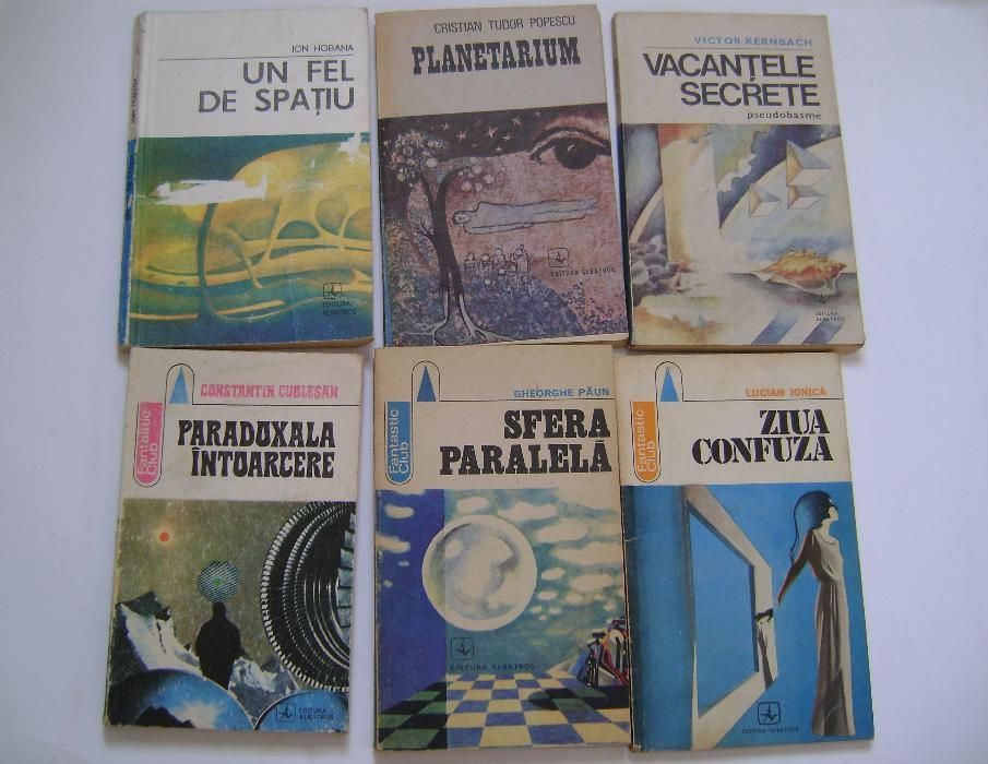 Colecţie cărţi S.F. vintage, seria Fantastic Club