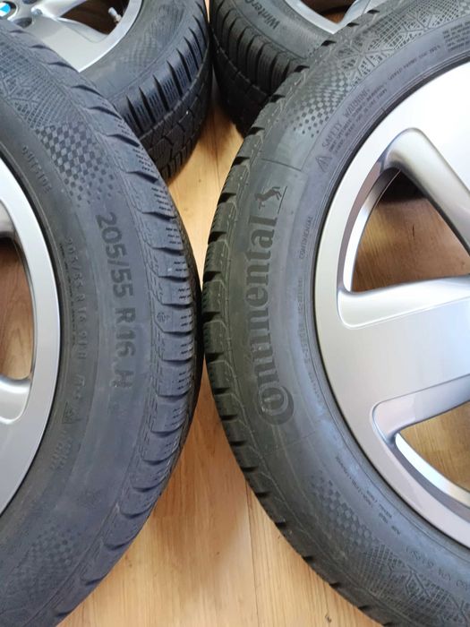 Jante 16 BMW seria 1/2 F40 F44 OEM cu senzori, anvelope MS 205 55 R16