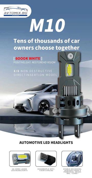 LED Крушки H7 34W 12V 5000LM