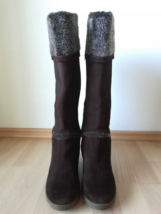 Зимни ботуши от естествен велур 38-ми номер