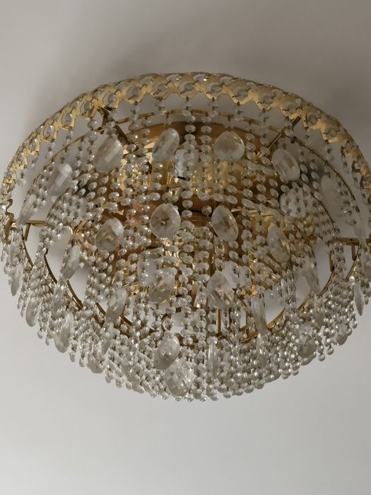 Люстра потолочная хрустальнаяя