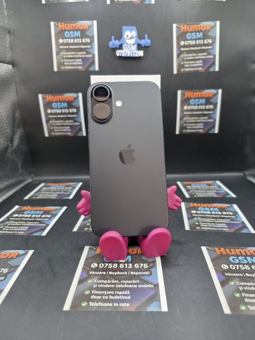iPhone 16 / Black / 128GB / 100% / Garanție/ Posibilitate Rate