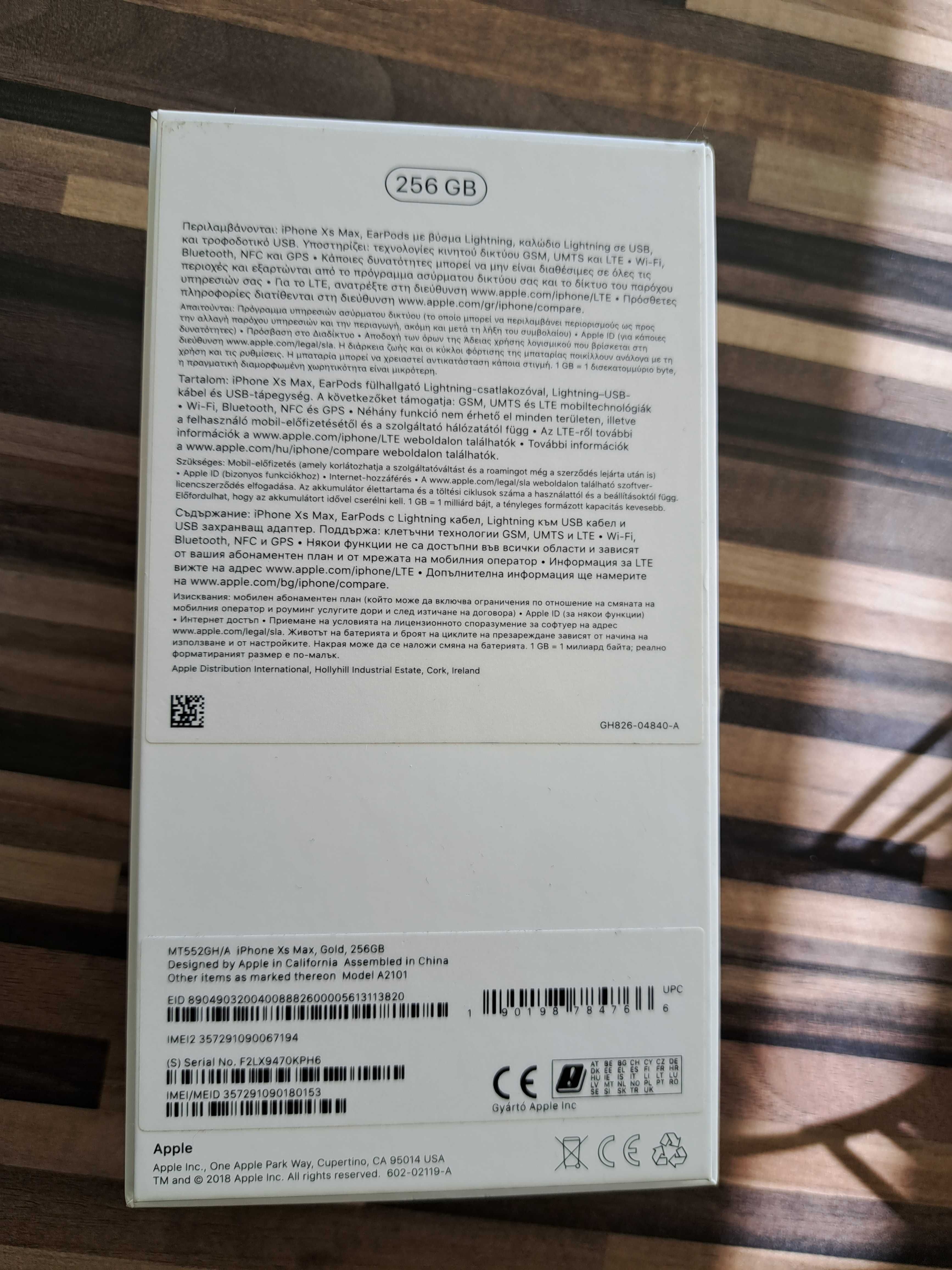 IPHONE Xs Max, Gold 256GB