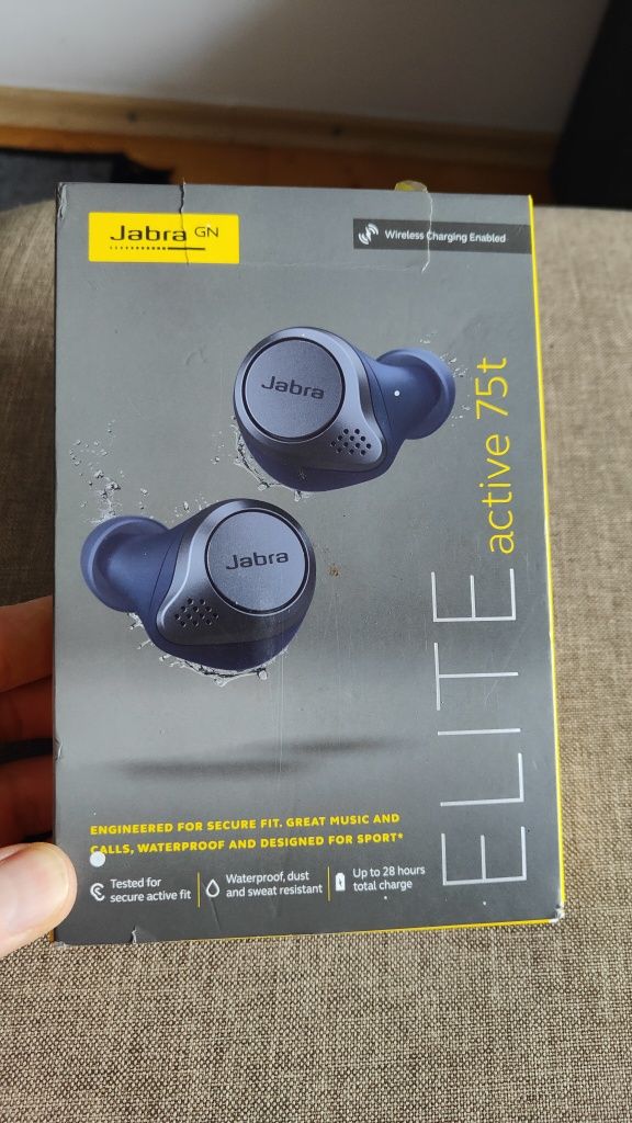 Casti Jabra Elite Active 75t Active Noise Cancelling-impecabile