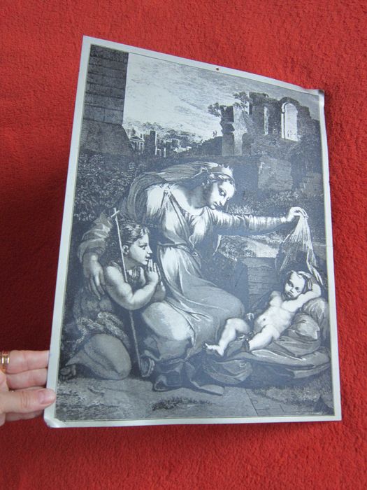 cadou rar Craciun Maria Pruncul Isus si Ioan Botezatorul copil