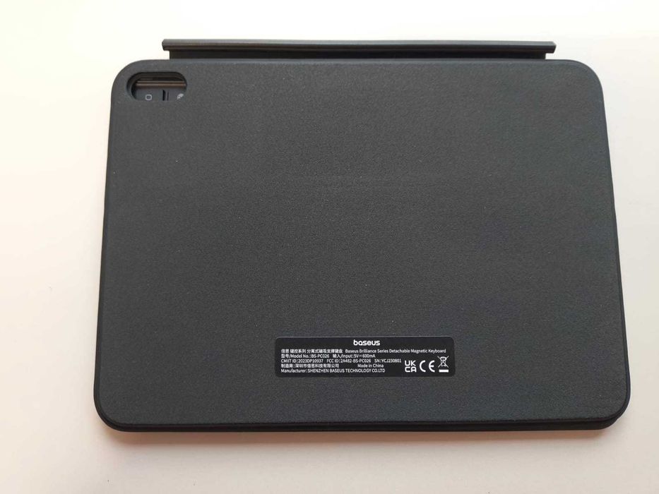 Husa magnetica + tastatura wireless iluminata  pentru pad 10.2" Baseus